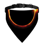 Total Solar Eclipse Print Over The Collar Dog Bandana