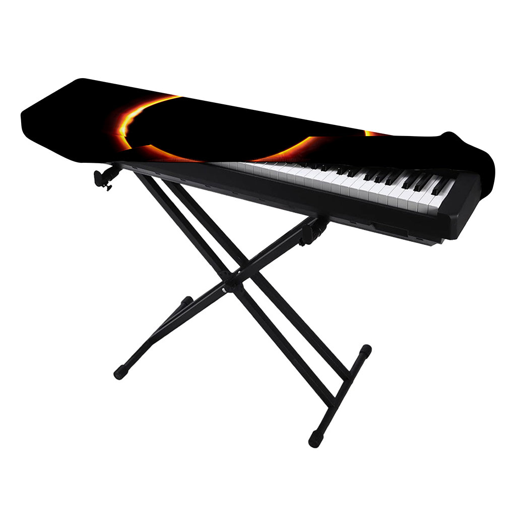 Total Solar Eclipse Print Piano Keyboard Cover