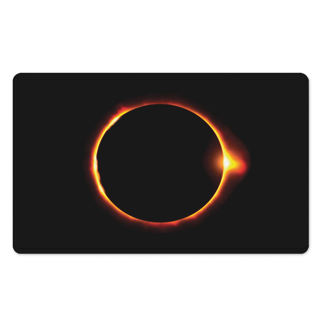 Total Solar Eclipse Print Polyester Doormat