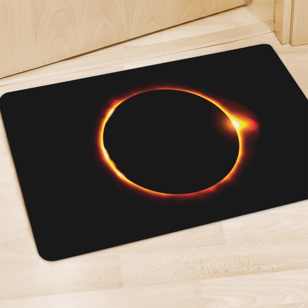 Total Solar Eclipse Print Polyester Doormat