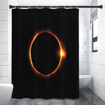 Total Solar Eclipse Print Premium Shower Curtain