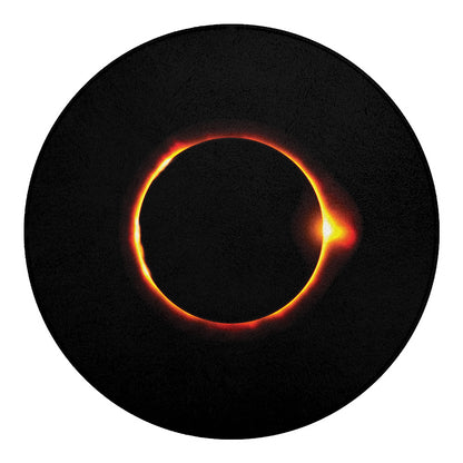 Total Solar Eclipse Print Round Blanket