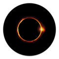 Total Solar Eclipse Print Round Floor Mat