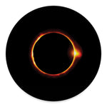Total Solar Eclipse Print Round Floor Mat