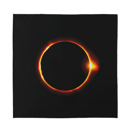 Total Solar Eclipse Print Silk Bandana