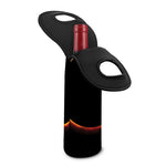 Total Solar Eclipse Print Single Neoprene Wine Tote