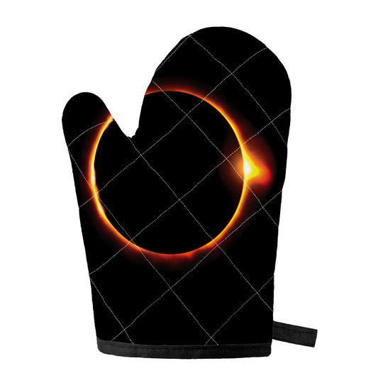 Total Solar Eclipse Print Single Oven Mitt