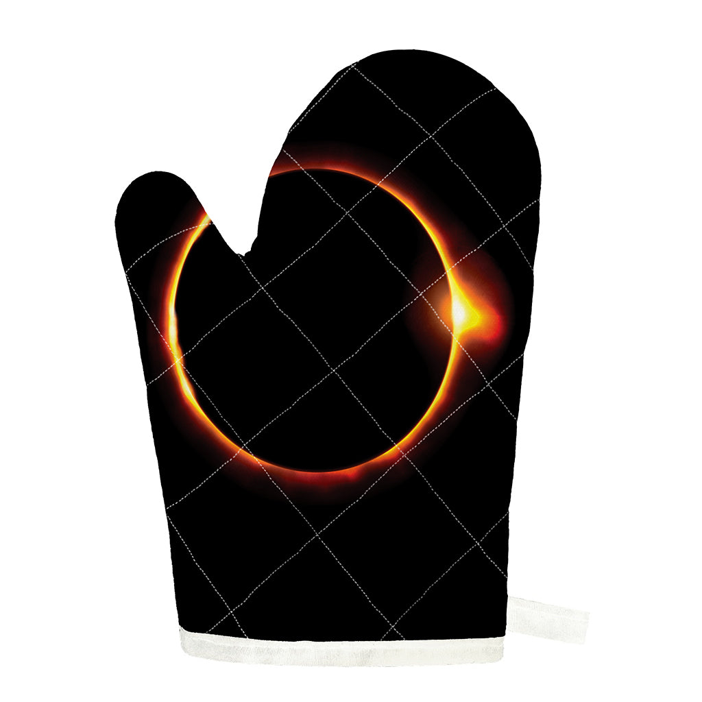 Total Solar Eclipse Print Single Oven Mitt