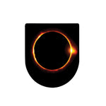 Total Solar Eclipse Print Toilet Lid Cover