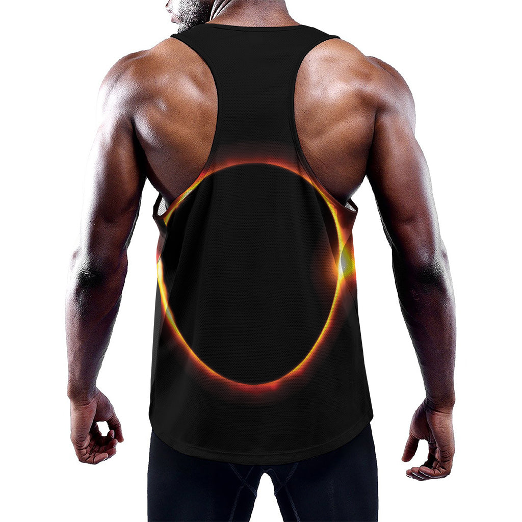 Total Solar Eclipse Print Training Tank Top