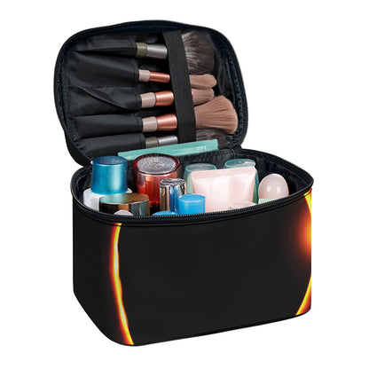 Total Solar Eclipse Print Travel Makeup Bag