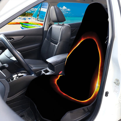Total Solar Eclipse Print Waterproof Car Seat Cover