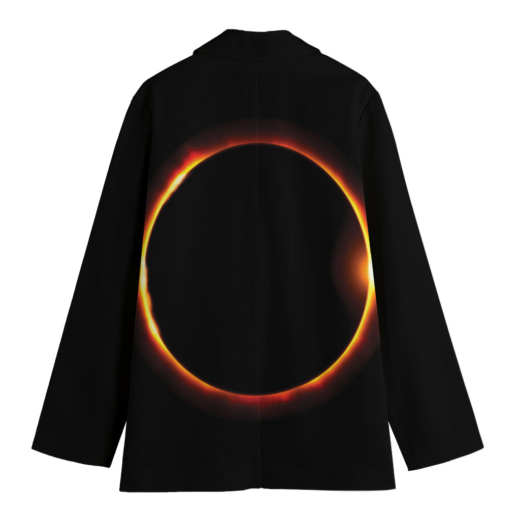 Total Solar Eclipse Print Women's Blazer