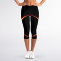 Total Solar Eclipse Print Women's Capri Leggings