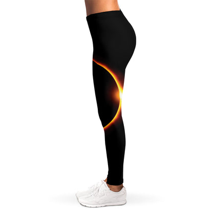 Total Solar Eclipse Print Women's Leggings