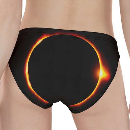 Total Solar Eclipse Print Women's Panties