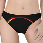 Total Solar Eclipse Print Women's Thong