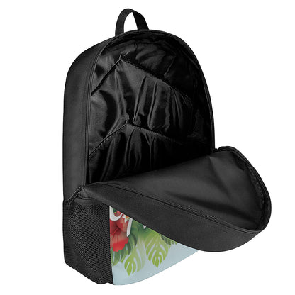 Toucan Aloha Hawaii Print 17 Inch Backpack
