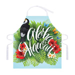 Toucan Aloha Hawaii Print Adjustable Apron