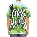 Toucan Aloha Hawaii Print Aloha Shirt