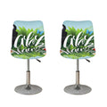 Toucan Aloha Hawaii Print Bar Stool Covers