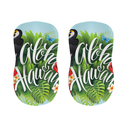 Toucan Aloha Hawaii Print Bar Stool Covers
