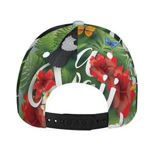 Toucan Aloha Hawaii Print Baseball Cap