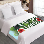Toucan Aloha Hawaii Print Bed Runner