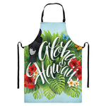 Toucan Aloha Hawaii Print Bib Apron With Pocket
