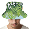 Toucan Aloha Hawaii Print Bucket Hat