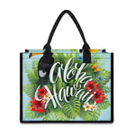Toucan Aloha Hawaii Print Canvas Tote Bag