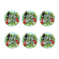 Toucan Aloha Hawaii Print Coaster Set