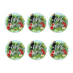Toucan Aloha Hawaii Print Coaster Set