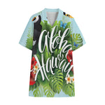 Toucan Aloha Hawaii Print Cotton Hawaiian Shirt
