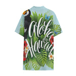 Toucan Aloha Hawaii Print Cotton Hawaiian Shirt