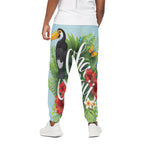 Toucan Aloha Hawaii Print Cotton Pants