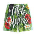 Toucan Aloha Hawaii Print Cotton Shorts