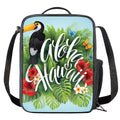 Toucan Aloha Hawaii Print Crossbody Lunch Bag
