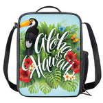 Toucan Aloha Hawaii Print Crossbody Lunch Bag