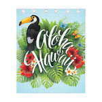 Toucan Aloha Hawaii Print Curtain