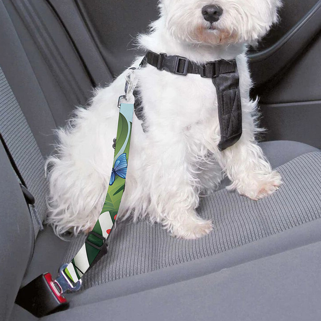 Toucan Aloha Hawaii Print Dog Seat Belt