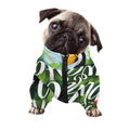 Toucan Aloha Hawaii Print Dog Zip Up Jacket