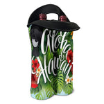 Toucan Aloha Hawaii Print Double Neoprene Wine Tote