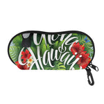 Toucan Aloha Hawaii Print Glasses Case