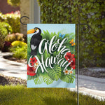 Toucan Aloha Hawaii Print House Flag