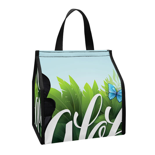 Toucan Aloha Hawaii Print Insulated Lunch Tote