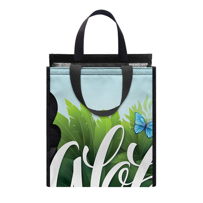 Toucan Aloha Hawaii Print Insulated Lunch Tote
