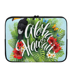Toucan Aloha Hawaii Print Laptop Sleeve