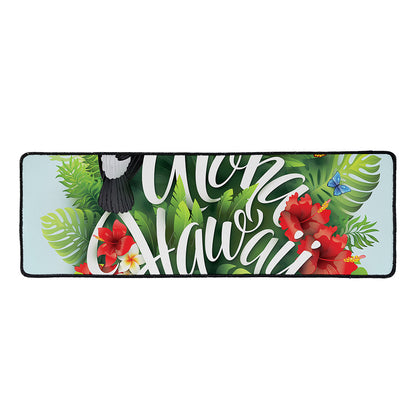 Toucan Aloha Hawaii Print Long Kitchen Mat