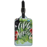 Toucan Aloha Hawaii Print Luggage Tag